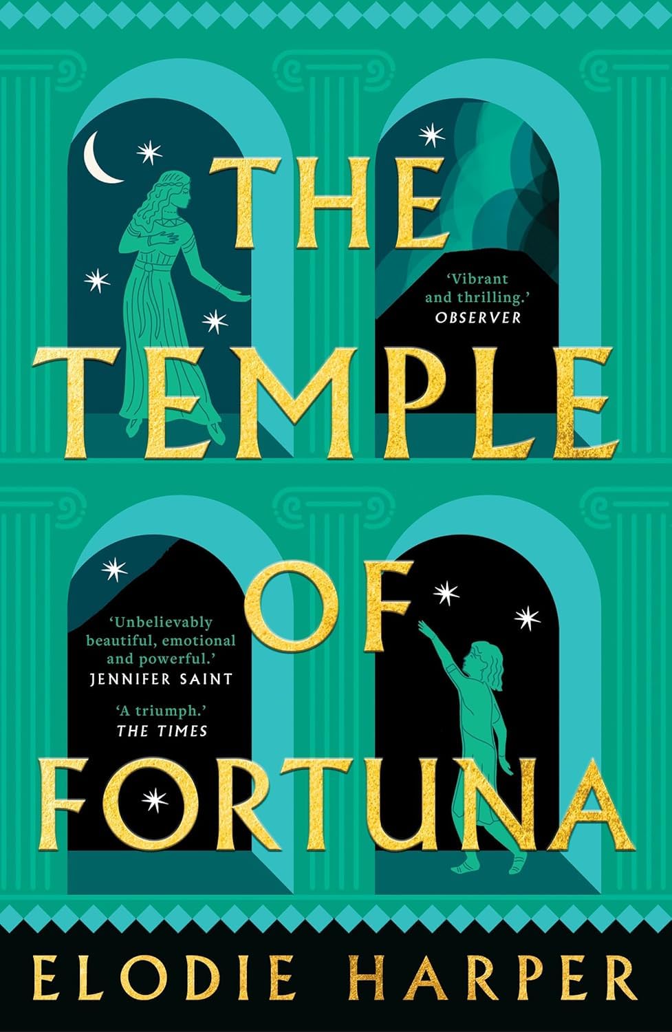 The Temple of Fortuna paperback front cover, book three in the Wolf Den Trilogy by Elodie Harper