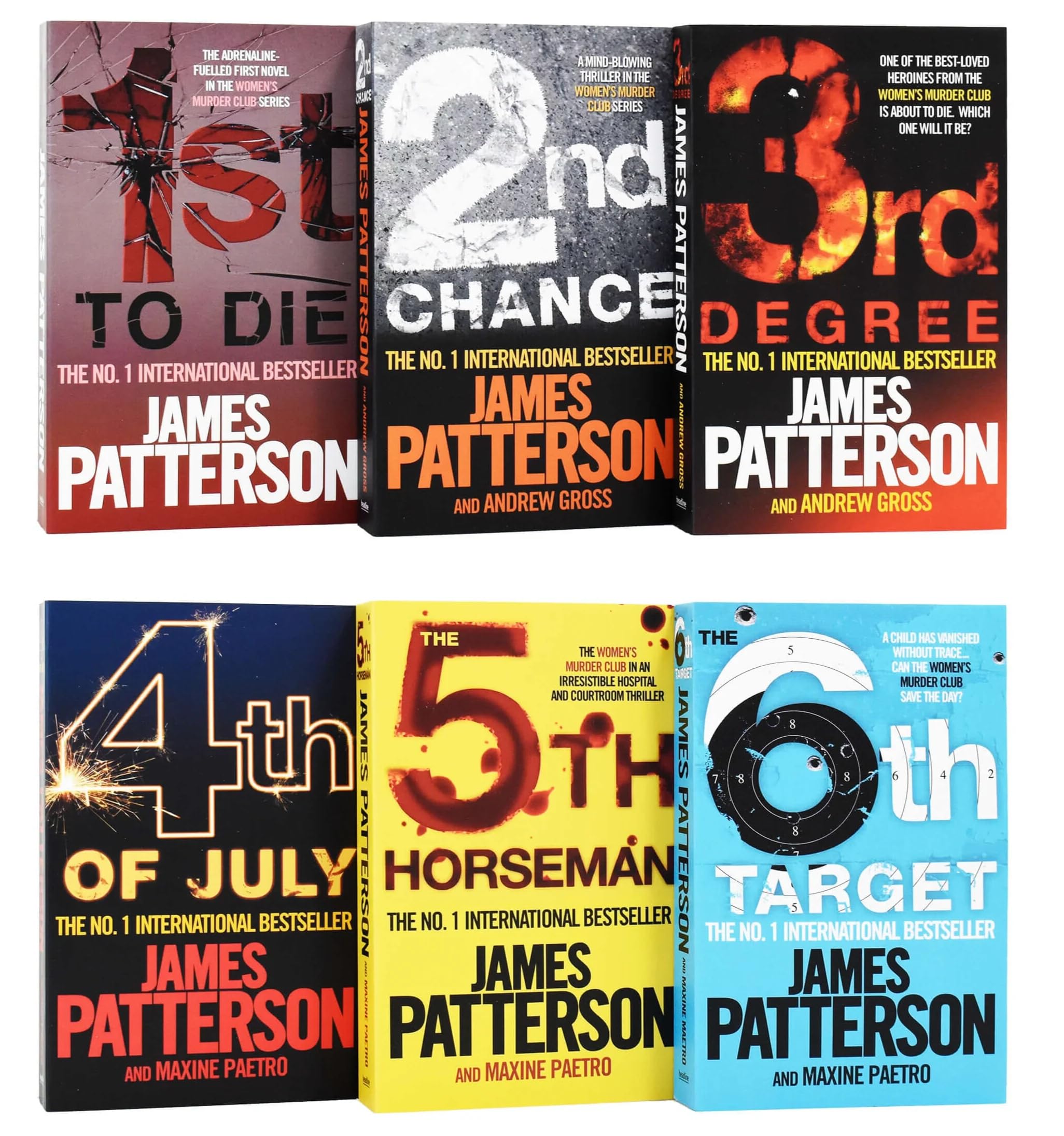 Women's Murder Club by James Patterson 6 Books Collection Set paperback front cover