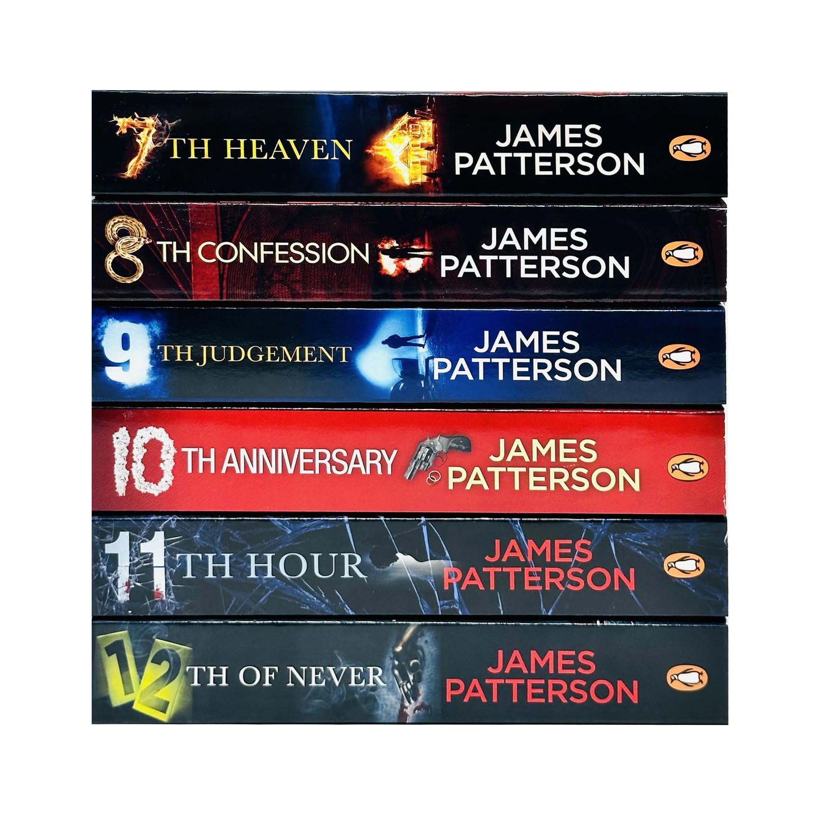 Women's Murder Club paperback set - back cover showing series summary and book descriptions