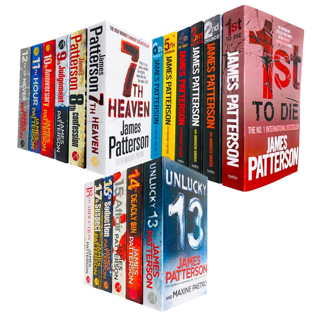 Women's Murder Club 18 Books Collection Set by James Patterson - front cover of the paperback box set