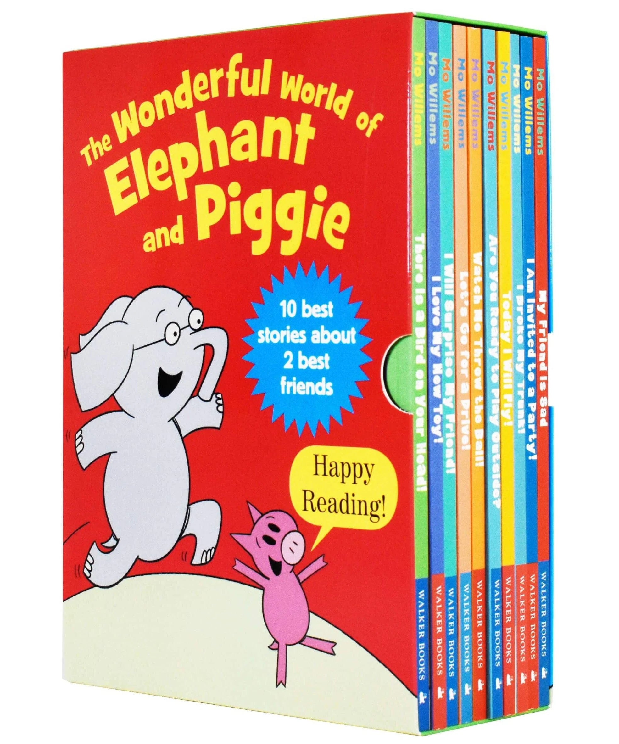 Thumbnail view of the Wonderful World of Elephant & Piggie 10-book paperback box set packaging