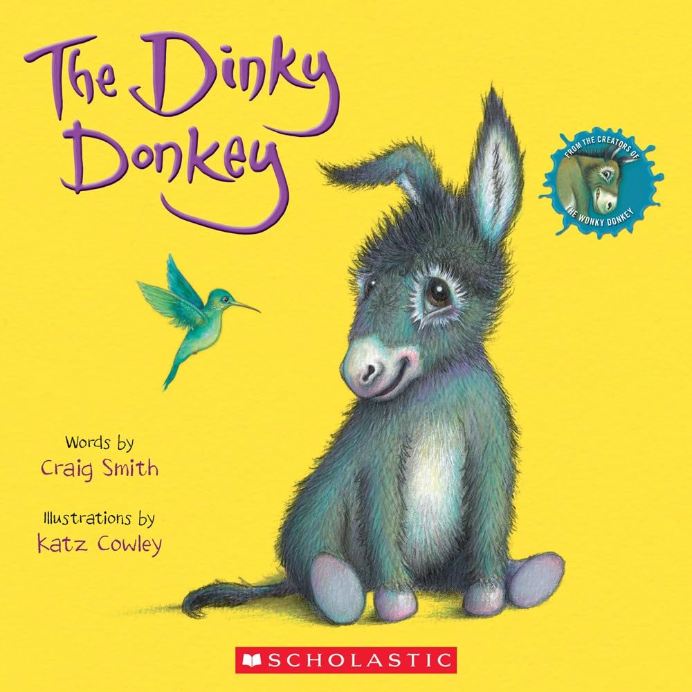 Back cover summaries of The Wonky Donkey series paperback books by Craig Smith