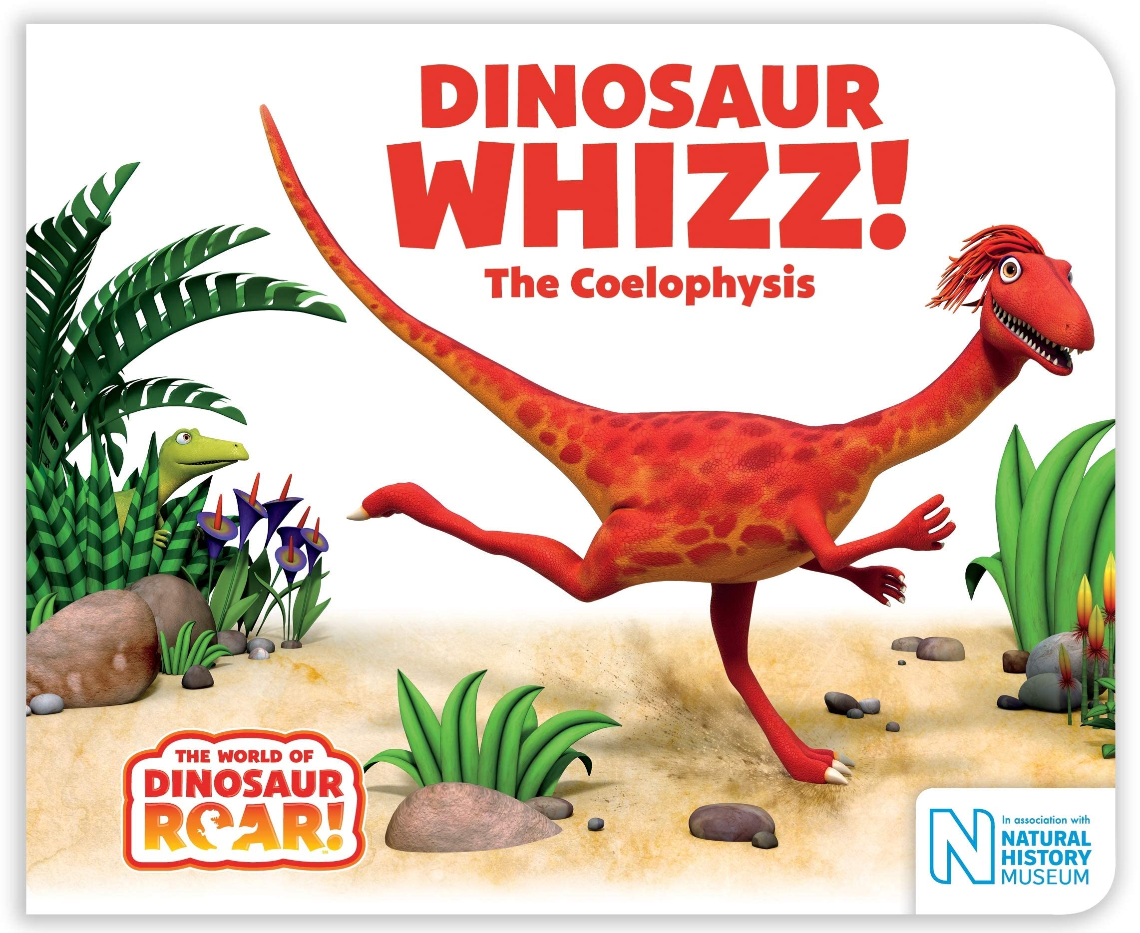 Full World of Dinosaur Roar 4-book set by Peter Curtis fanned out to display each individual cover for ages 3-5.
