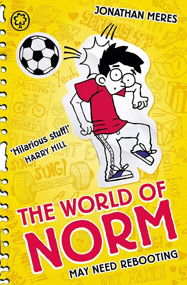 The World of Norm box set - Jonathan Meres author photo and biography on back cover