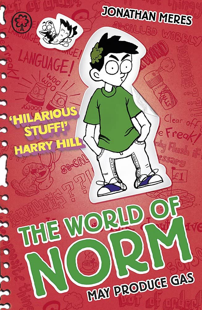 The World of Norm 12 Books Collection Set - complete box set displayed upright on a shelf
