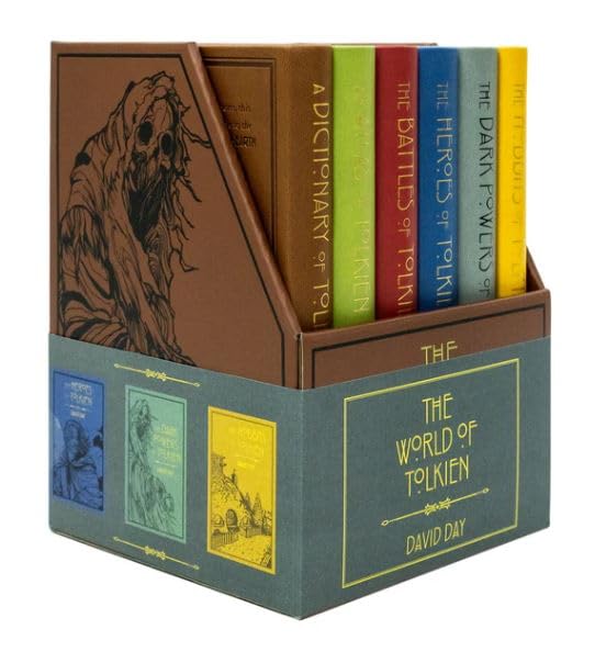 Back cover of the World of Tolkien 6 Books Collection Box Set by David Day with set description