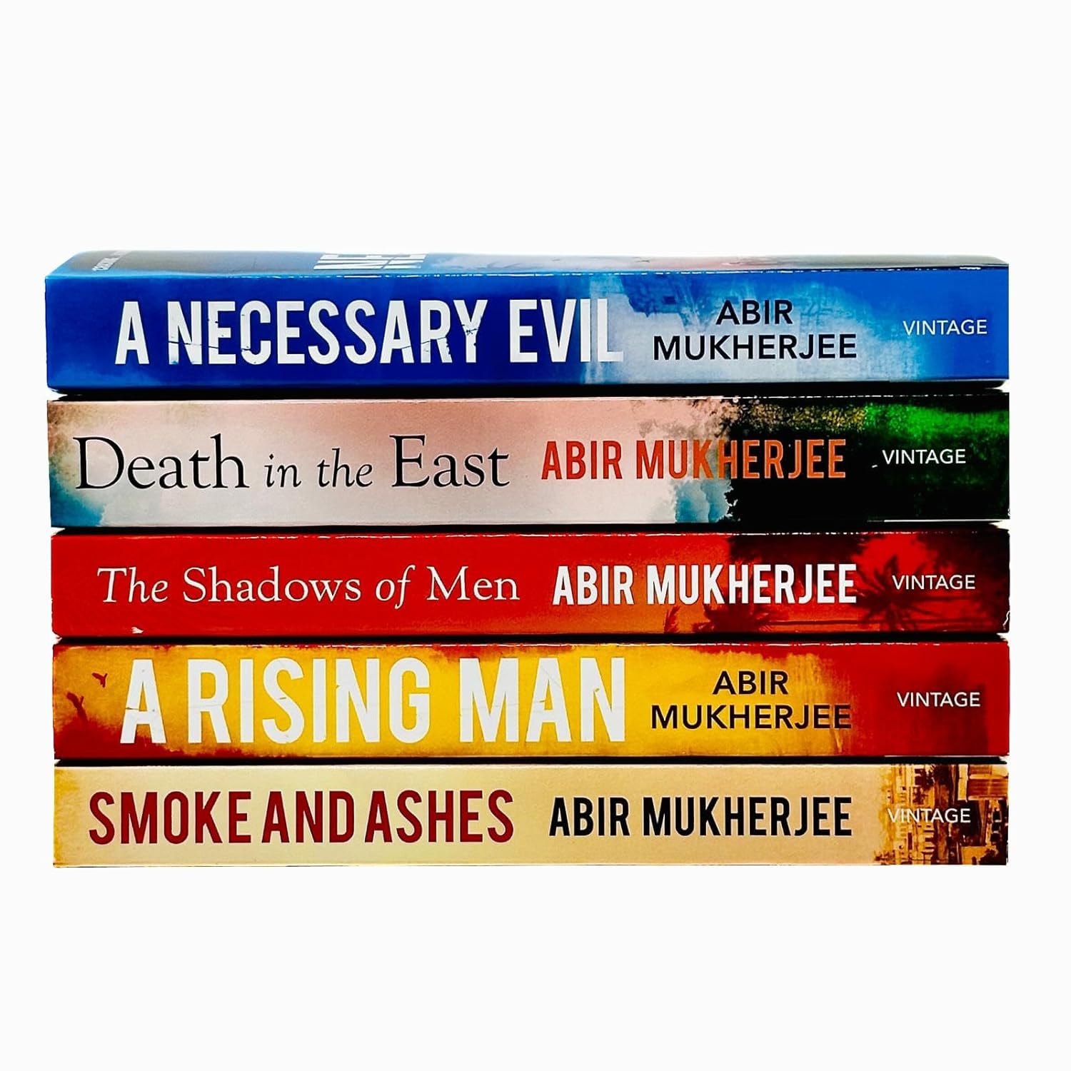 A Rising Man by Abir Mukherjee - front cover of the first Wyndham and Banerjee paperback novel