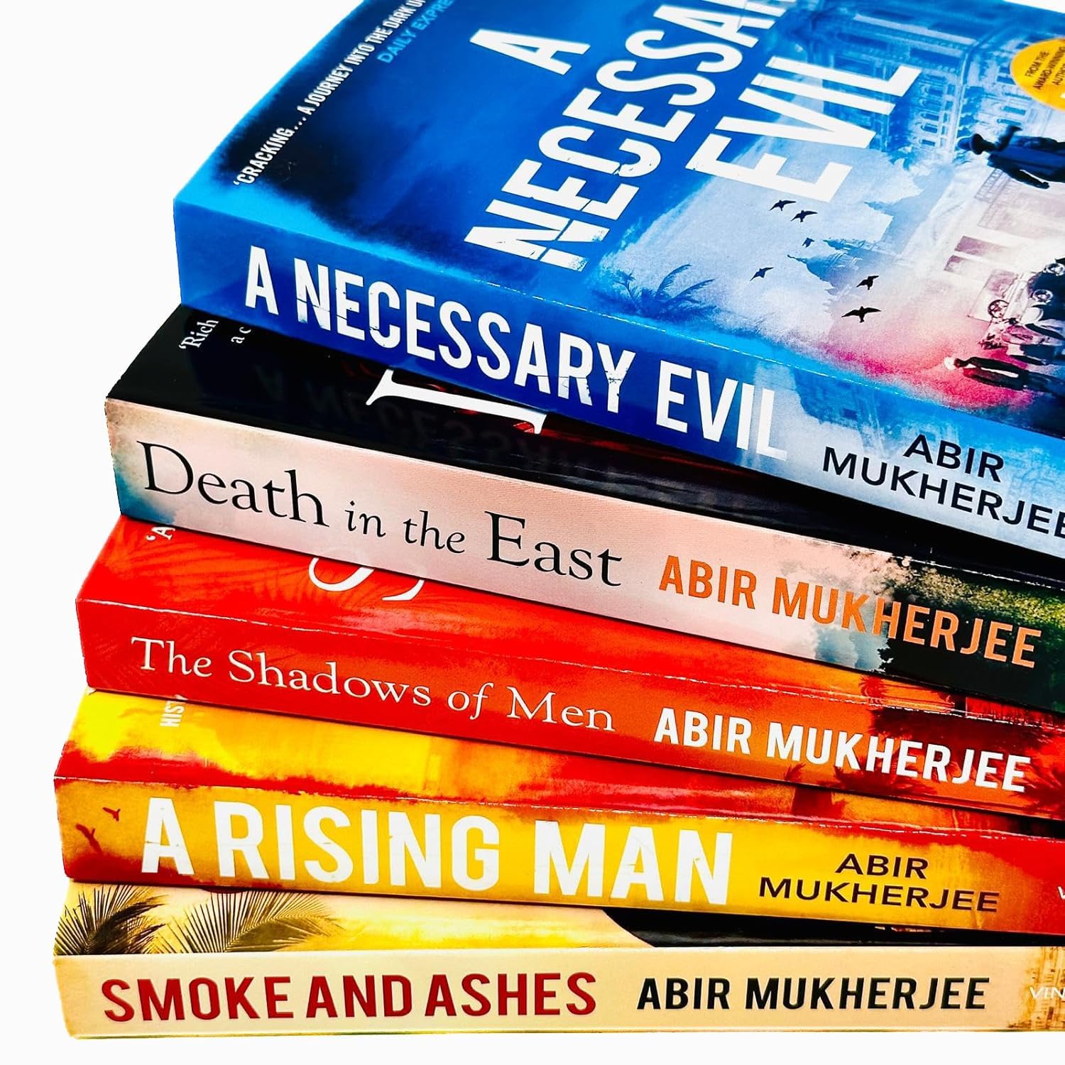 A Necessary Evil by Abir Mukherjee - front cover of the second Wyndham and Banerjee paperback novel
