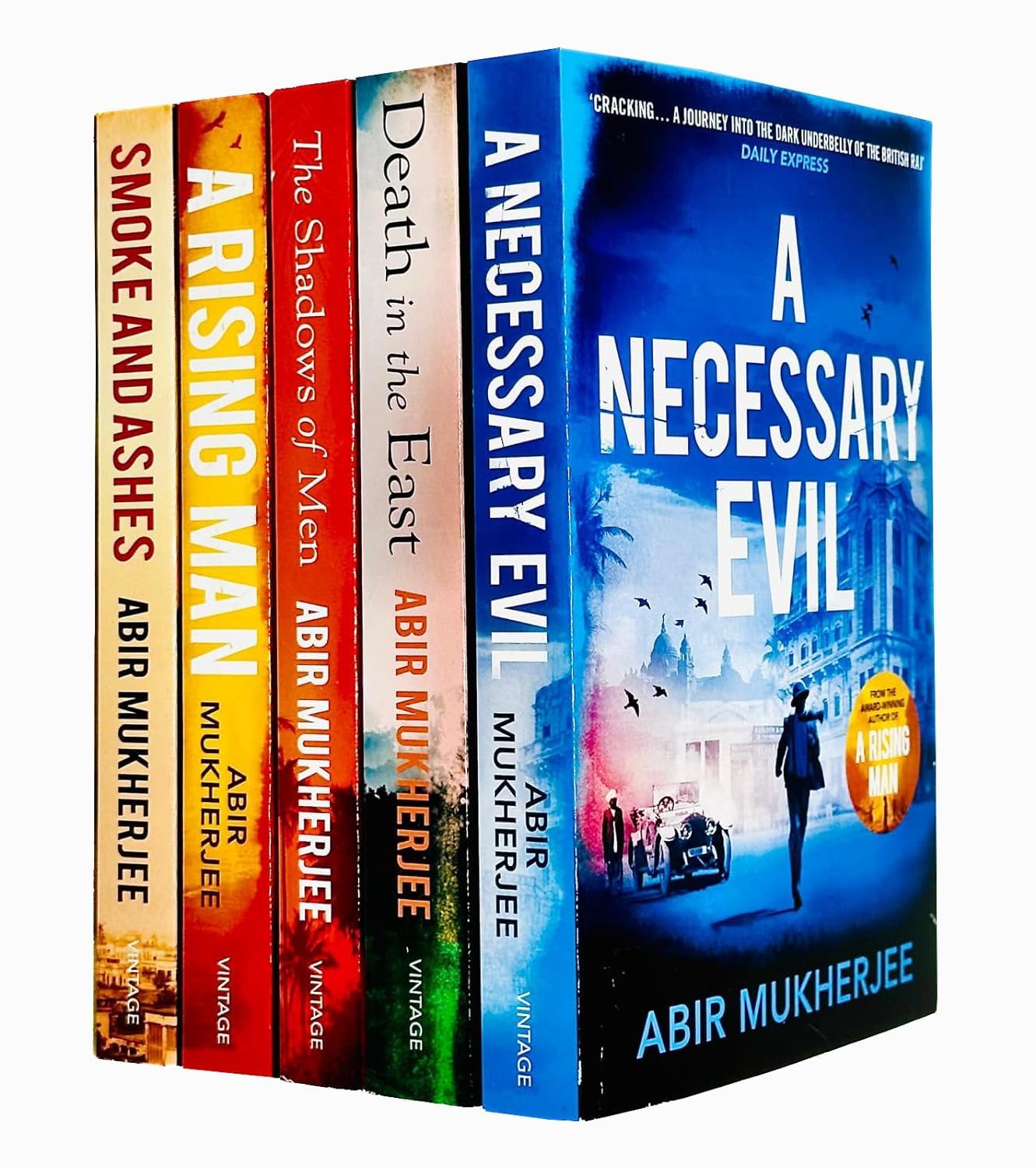 Wyndham and Banerjee Series 5 Books Collection Set by Abir Mukherjee - front cover of the paperback box set
