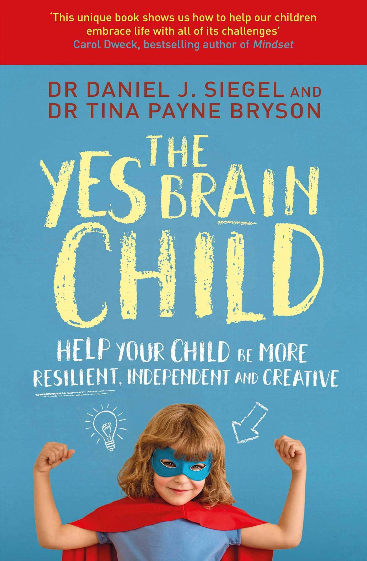 Back covers of The Yes Brain Child and Brainstorm paperback books showing synopsis and reviews