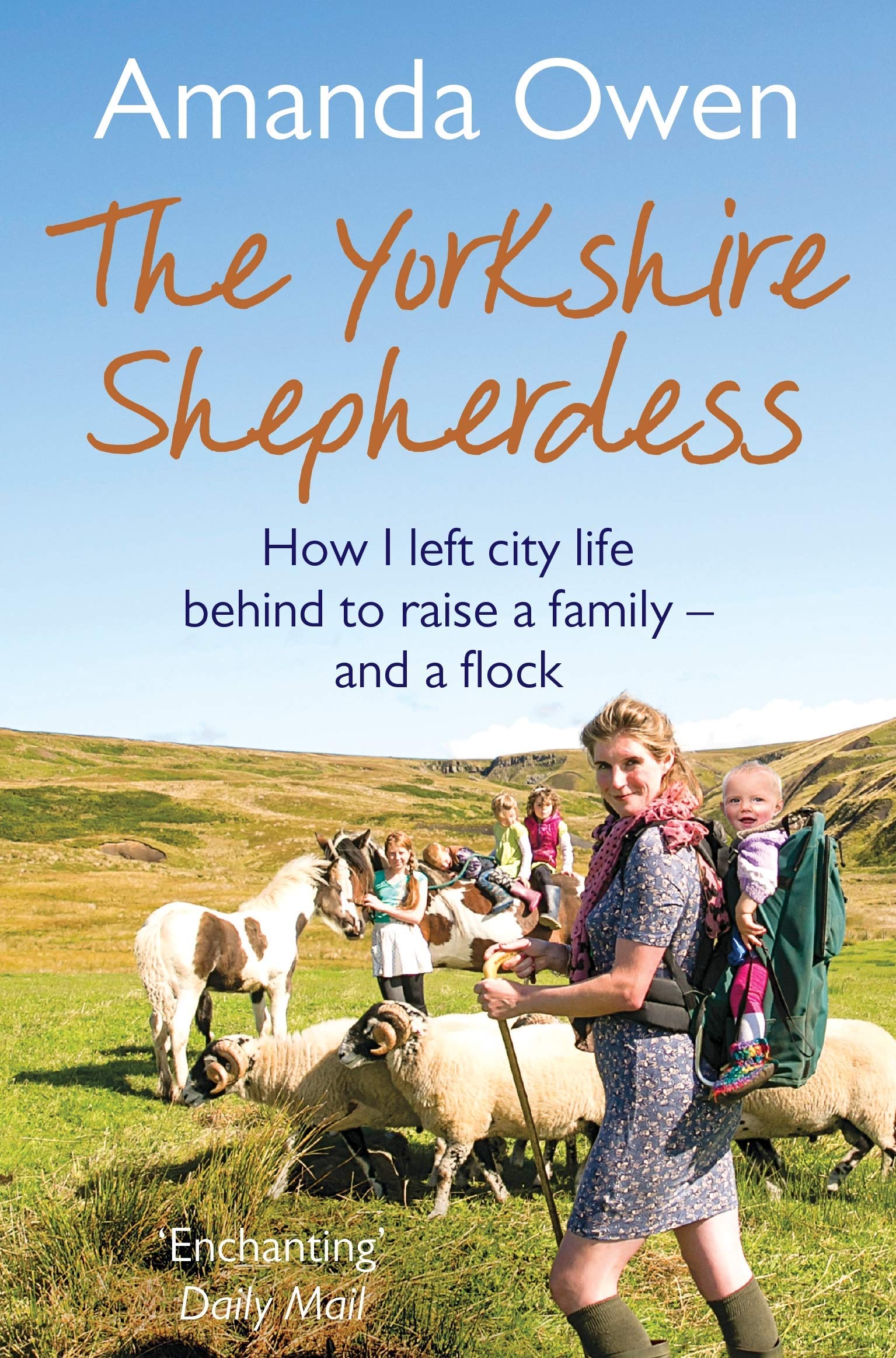 A Year in the Life of the Yorkshire Shepherdess by Amanda Owen - paperback front cover