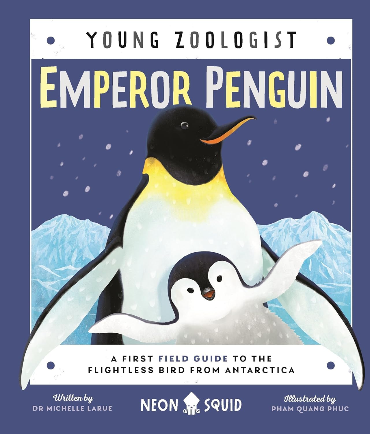 All nine Young Zoologist hardback spines fanned out, showing Humpback Whale, Emperor Penguin, African Elephant, Giant Panda, Koala, Honey Bee, Gray Wolf, Green Sea Turtle, and Tiger titles