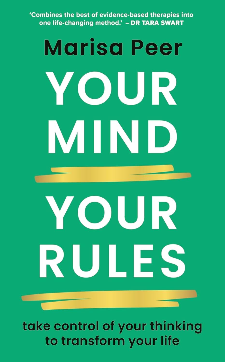 Your Mind, Your Rules by Marisa Peer paperback front cover, self-help mindset book