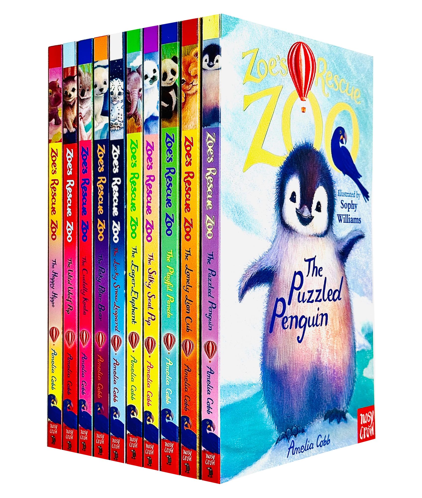 Zoe's Rescue Zoo Series 1 10 Books Collection Set full product packaging shot