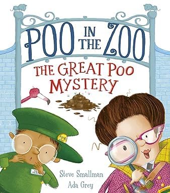 The Island of Dinosaur Poo paperback picture book cover from the Little Tiger zoo-themed 12 book set